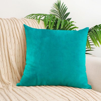 Home Stylish Velvet Cushions & Pillows Cover(30 cm*30 cm, Blue)