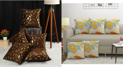 balko Velvet Cushions Cover(40.64 cm*40.64 cm, Pack of 10, Multicolor)