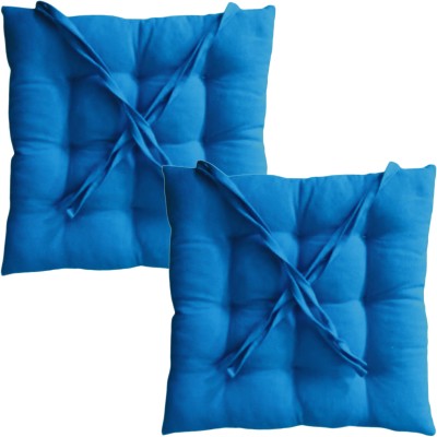 New Ladies Zone Cotton Cushions Cover(Pack of 2, 41 cm*41 cm, Blue)