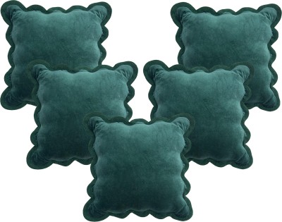 AMITRA Velvet Cushions Cover(Pack of 5, 50 cm*50 cm, Green)