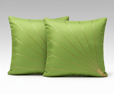 Vornexa Velvet Cushions Cover(40 cm*40 cm, Pack of 2, Green)