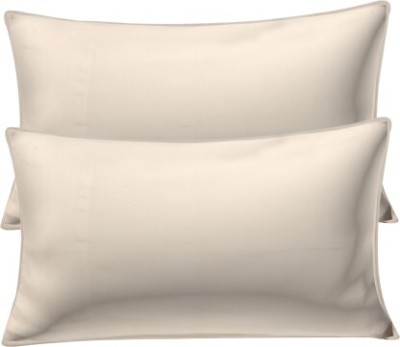 Npgbedding Cotton Pillows Cover(Pack of 2, 44 cm*65 cm, White)