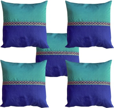 VIREO Striped Cushions Cover(Pack of 5, 30 cm*30 cm, Multicolor)