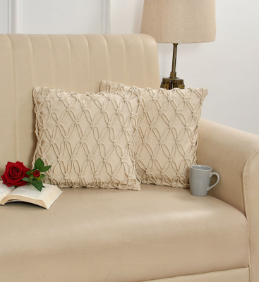 SAINICREATION Cotton Cushions & Pillows Cover(40 cm*40 cm, Pack of 2, Multicolor)