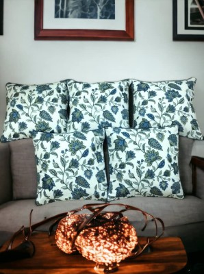 Casanest Floral Cushions & Pillows Cover(Pack of 5, 41 cm*41 cm, Multicolor)