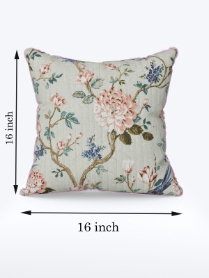 EasyGoods Floral Cushions & Pillows Cover(Pack of 3, 40 cm*40 cm, Peach)