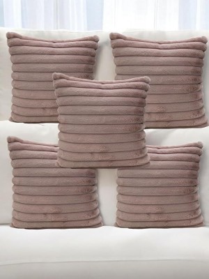 Casanest Fur Cushions Cover(Pack of 5, 41 cm*41 cm, Multicolor)