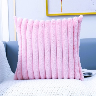 mollismoons Striped Cushions Cover(40.64 cm*40.64 cm, Purple)