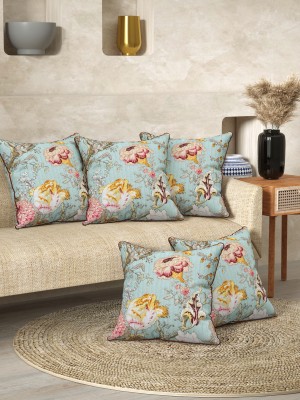 HouseOfCommon Cotton Cushions Cover(Pack of 5, 40 cm*40 cm, Multicolor)