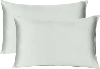 Oussum Plain Pillows Cover(Pack of 2, 45.72 cm*68.5 cm, Grey)