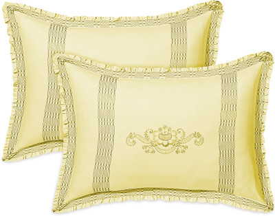 KUBER INDUSTRIES Cotton Pillows Cover(Pack of 2, 54 cm*76 cm, Yellow)