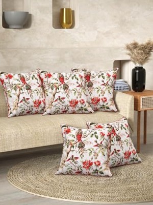 HouseOfCommon Cotton Cushions Cover(Pack of 3, 40 cm*40 cm, Green)