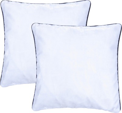 Oussum Velvet Cushions Cover(Pack of 2, 25 cm*25 cm, White)