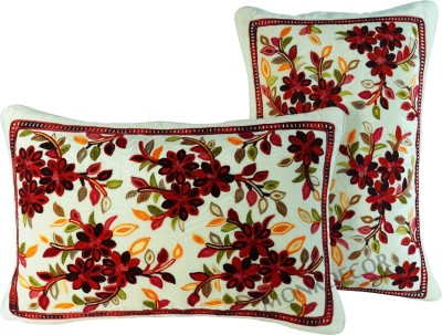 TANLOOMS Velvet Pillows Cover(Pack of 2, 30 cm*45 cm, White)