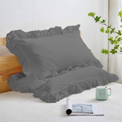 Indain Kingdom Microfiber Pillows Cover(Pack of 2, 50.8 cm*76.2 cm, Grey)