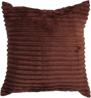 24x7 Home Store Plain Cushions Cover(Pack of 5, 40 cm*40 cm, Brown)