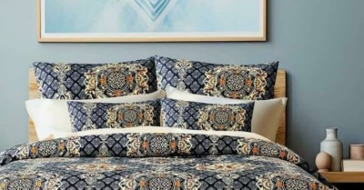 Pisaganj Cotton Cushions & Pillows Cover(Pack of 2, 43.18 cm*68.58 cm, Blue)