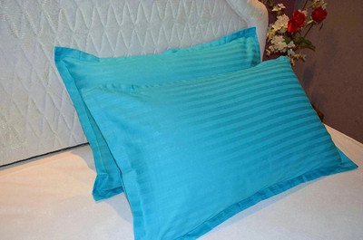 Versatile Store Cotton Cushions & Pillows Cover(46 cm*69 cm, Pack of 2, Blue)