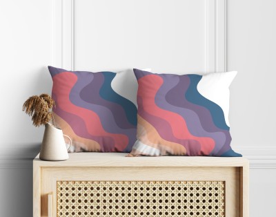 ASTITVA Printed Cushions Cover(Pack of 2, 50 cm*50 cm, Multicolor)