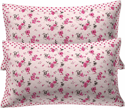 KUBER INDUSTRIES Cotton Pillows Cover(46 cm*69 cm, Pack of 2, Pink)