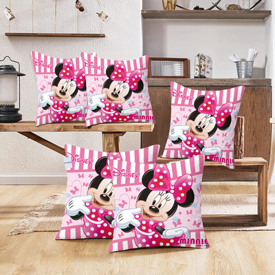 HOMESTIC by Kuber Industries Polyester Cushions Cover(Pack of 5, 41 cm*41 cm, Pink)