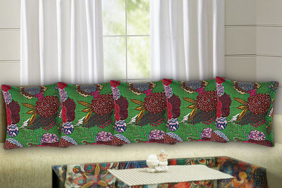 Go Texstylers Cotton Cushions & Pillows Cover(40.64 cm*40.64 cm, Pack of 5, Multicolor)