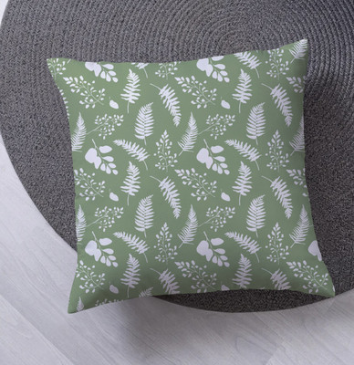 OASIS Cotton Cushions Cover(40 cm*40 cm, Light Green)