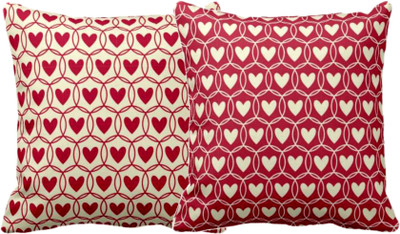 TheYaYaCafe Canvas Cushions Cover(50.8 cm*50.8 cm, Pack of 2, Multicolor)