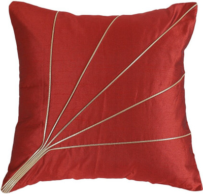 Zikrak Dupion Silk Cushions & Pillows Cover(40 cm*40 cm, Pack of 3, Multicolor)