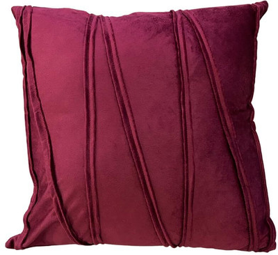 A&A Fabrics Polyester, Velvet Cushions & Pillows Cover(40.64 cm*40.64 cm, Maroon)