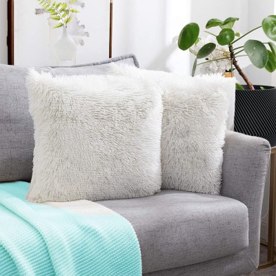 AVS Polyester Cushions & Pillows Cover(Pack of 2, 38 cm*38 cm, White)