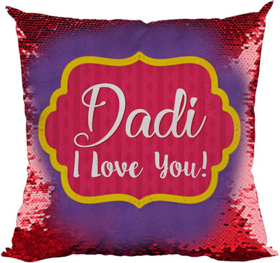 TheYaYaCafe Cotton Cushions Cover(50 cm*50 cm, Purple)