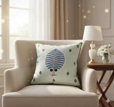 HappyKraft Cotton Cushions Cover(40 cm*40 cm, Multicolor)