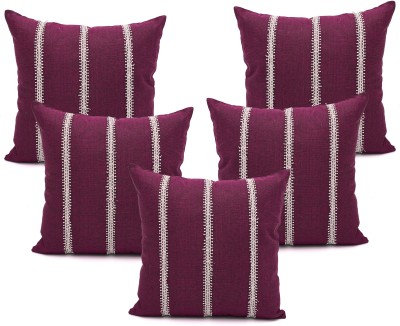 Oussum Cotton Cushions Cover(Pack of 5, 50 cm*50 cm, Pink)