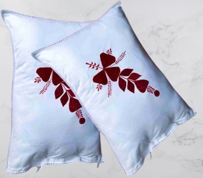 UCrafted Silk Pillows Cover(Pack of 2, 60 cm*40 cm, White)