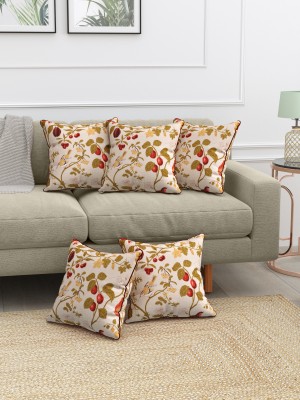 CHICERY Cotton Cushions Cover(Pack of 5, 40.64 cm*40.64 cm, Brown)