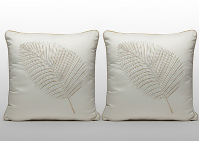 Vornexa Velvet Cushions & Pillows Cover(40 cm*40 cm, Pack of 2, White)