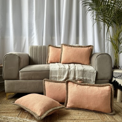 EXPORT HOUSE Plain Cushions Cover(30 cm*50 cm, Multicolor)