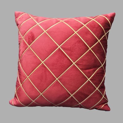 Paranda Embroidered Cushions Cover(Pack of 5, 40 cm*40 cm, Pink)