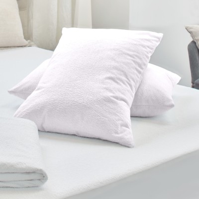 curious lifestyle Plain Pillows Cover(Pack of 2, 44 cm*68 cm, White)