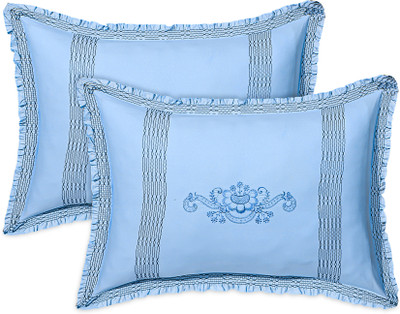 KUBER INDUSTRIES Cotton Pillows Cover(Pack of 2, 54 cm*76 cm, Blue)