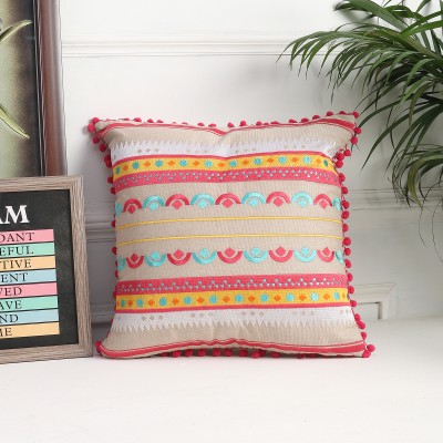 DecoGhar Cotton Cushions & Pillows Cover(40 cm*40 cm, Pink)