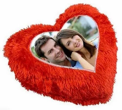 mmd Polyester Cushions Cover(30 cm*30 cm, Red)