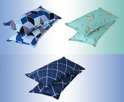 Flipkart SmartBuy Self Design Pillows Cover(Pack of 6, 50 cm*76 cm, Multicolor)