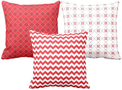 TheYaYaCafe Cotton Cushions Cover(40.64 cm*40.64 cm, Pack of 3, Multicolor)