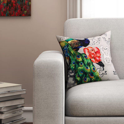 SEJ BY NISHA GUPTA Polyester Cushions Cover(40 cm*40 cm, Multicolor)