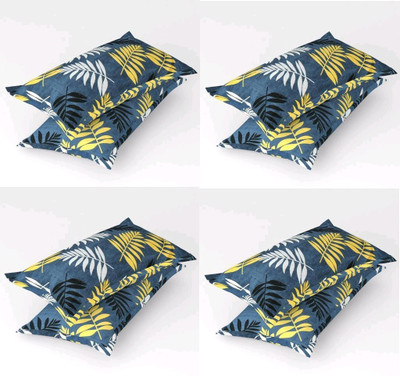 BRANOSD Polycotton Pillows Cover(43.18 cm*68.5 cm, Pack of 8, Black)