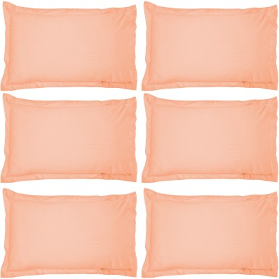 KUBER INDUSTRIES Cotton Pillows Cover(Pack of 6, 51 cm*76 cm, Peach)