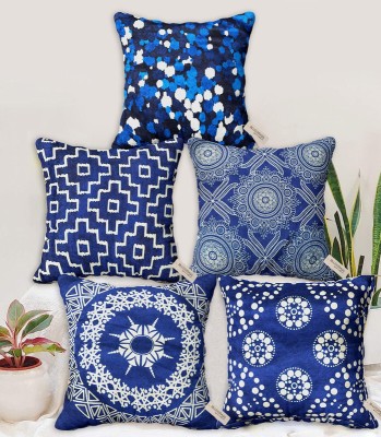 Bluegrass 3D Printed Cushions Cover(Pack of 5, 60 cm*60 cm, Multicolor)