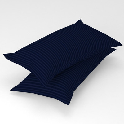 Gharsaaz Polycotton Pillows Cover(43 cm*67 cm, Pack of 2, Blue)